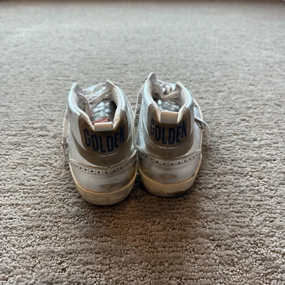 Golden Goose Silver High-Top Sneakers - Picture 4 of 10